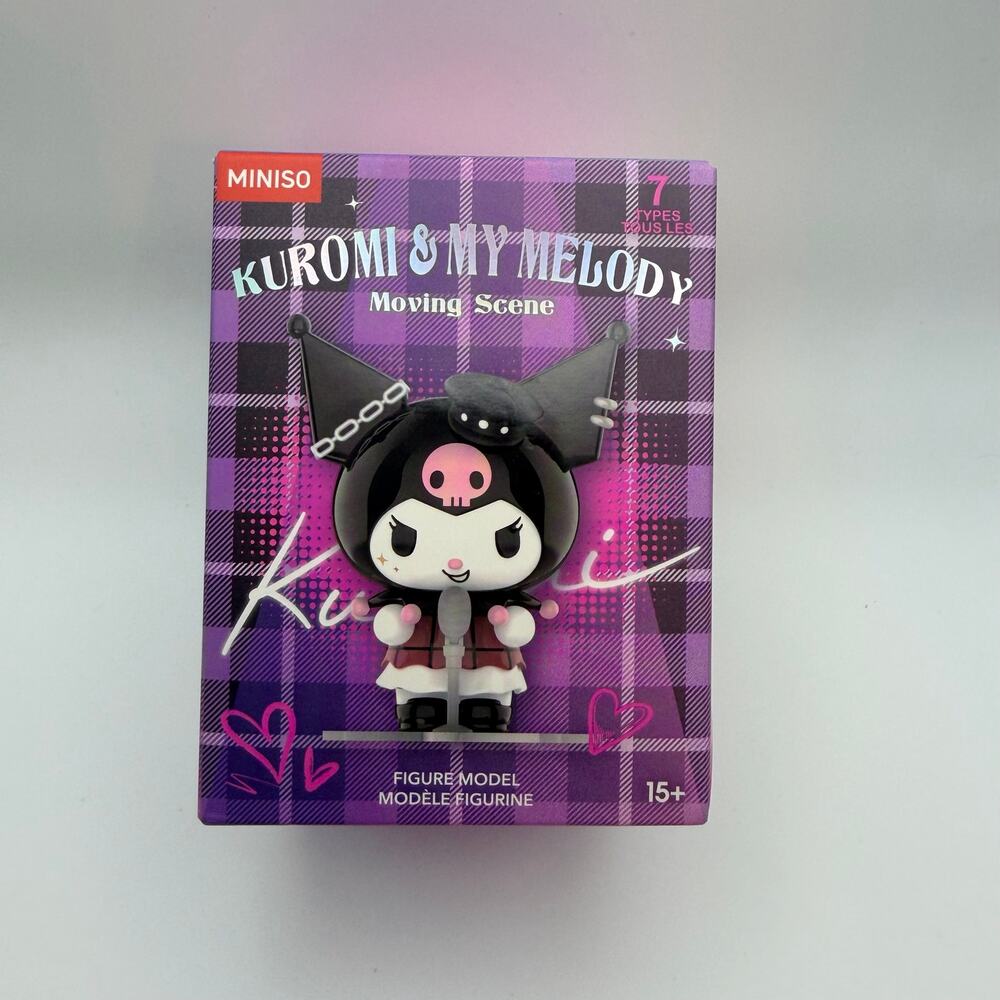 MINISO Kuromi My Melody Moving Scene Blind Box Figure Sealed